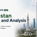 Pakistan news and analysis by Pak Insights Now featuring the Pakistan flag and Islamabad landmarks