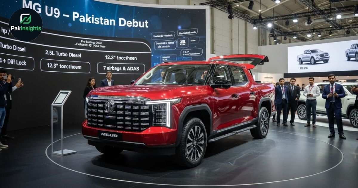 MG Launches Its First Pickup Truck in Pakistan – Full Features
