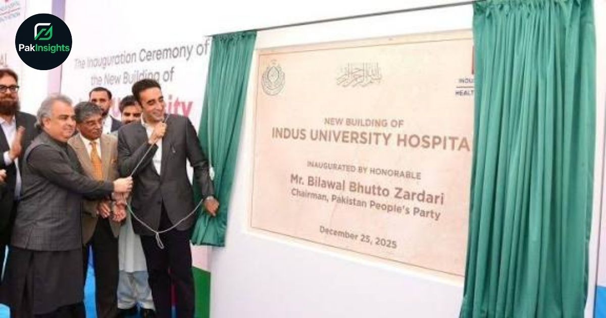 Bilawal Bhutto Opens Rs 72 Billion Mega Indus Hospital in Karachi