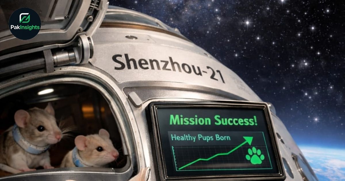 China’s ‘Space Mice’ Return from Shenzhou-21 and Give Birth