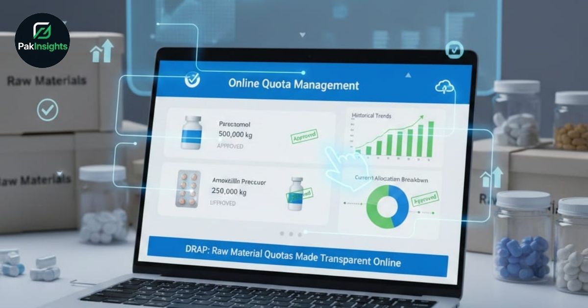 DRAP to Publish Raw Material Quotas for Key Medicines Online