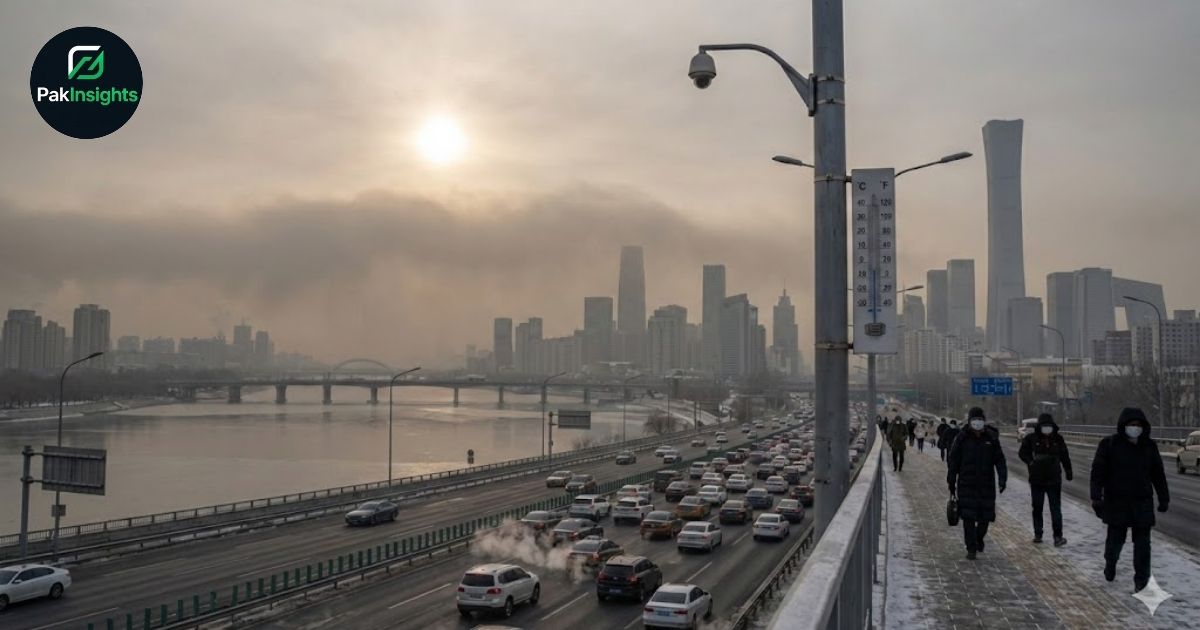 Falling Temperatures Trigger Severe Air Pollution in Urban Areas