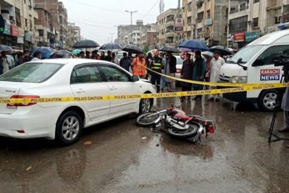 Fatal Motorcycle-Car Collision in Karachi: Two Riders Lose Lives