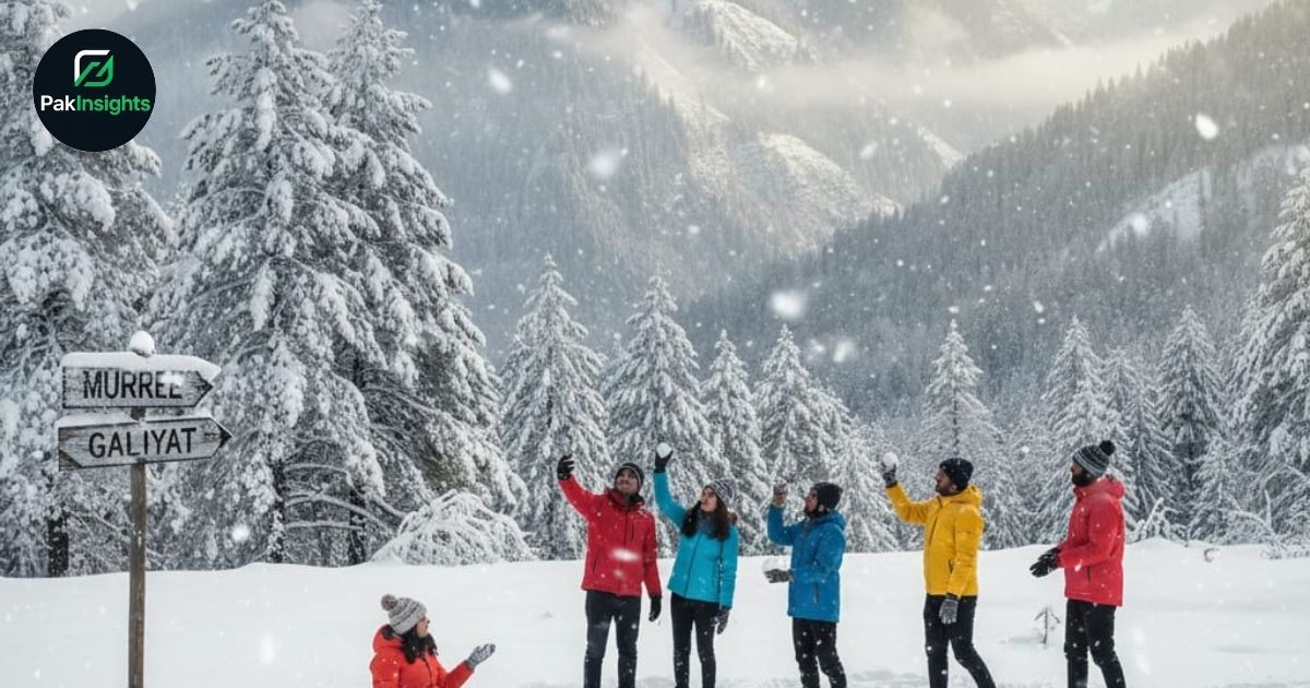 Pakistan Meteorological Department Predicts Snowfall in Murree and Galiyat This Sunday