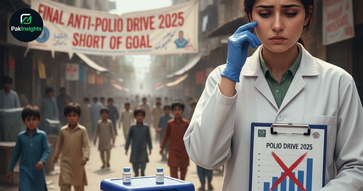 Pakistan’s 2025 Anti-Polio Campaign Misses Coverage Goals