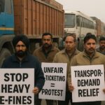 Punjab Transporters Halt Services in Protest Against Heavy E-Fines