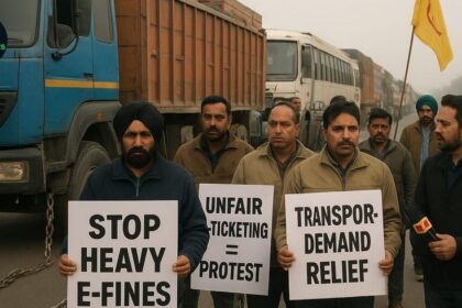 Punjab Transporters Halt Services in Protest Against Heavy E-Fines