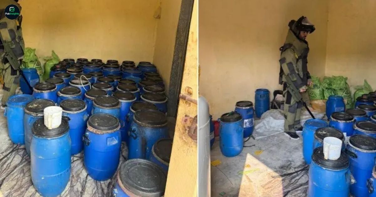 Karachi Operation: Security Forces Seize 2000+ kg Explosives