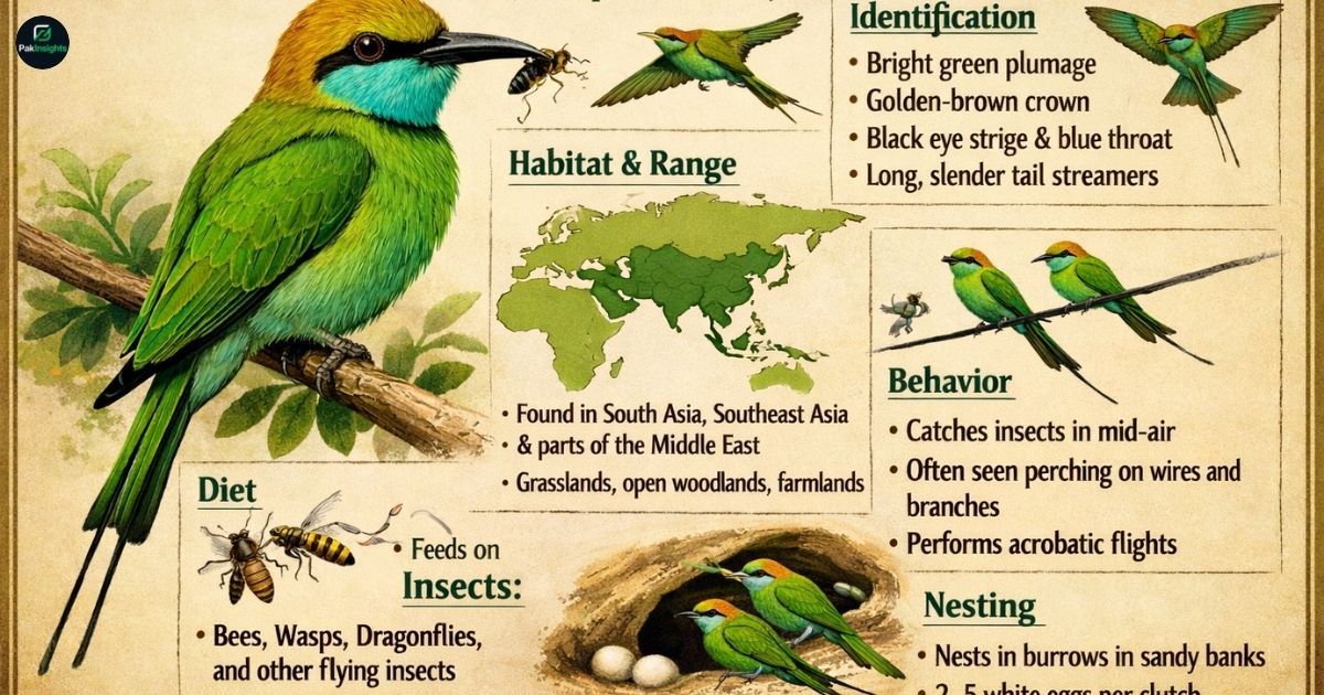 Overview of the Asian Green Bee-eater