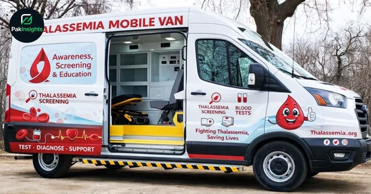 Pakistan Launches First Mobile Van for Thalassemia Screening