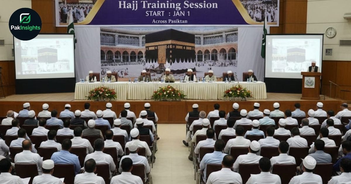 Pakistan to Launch Mandatory Hajj Training Sessions From Jan 1