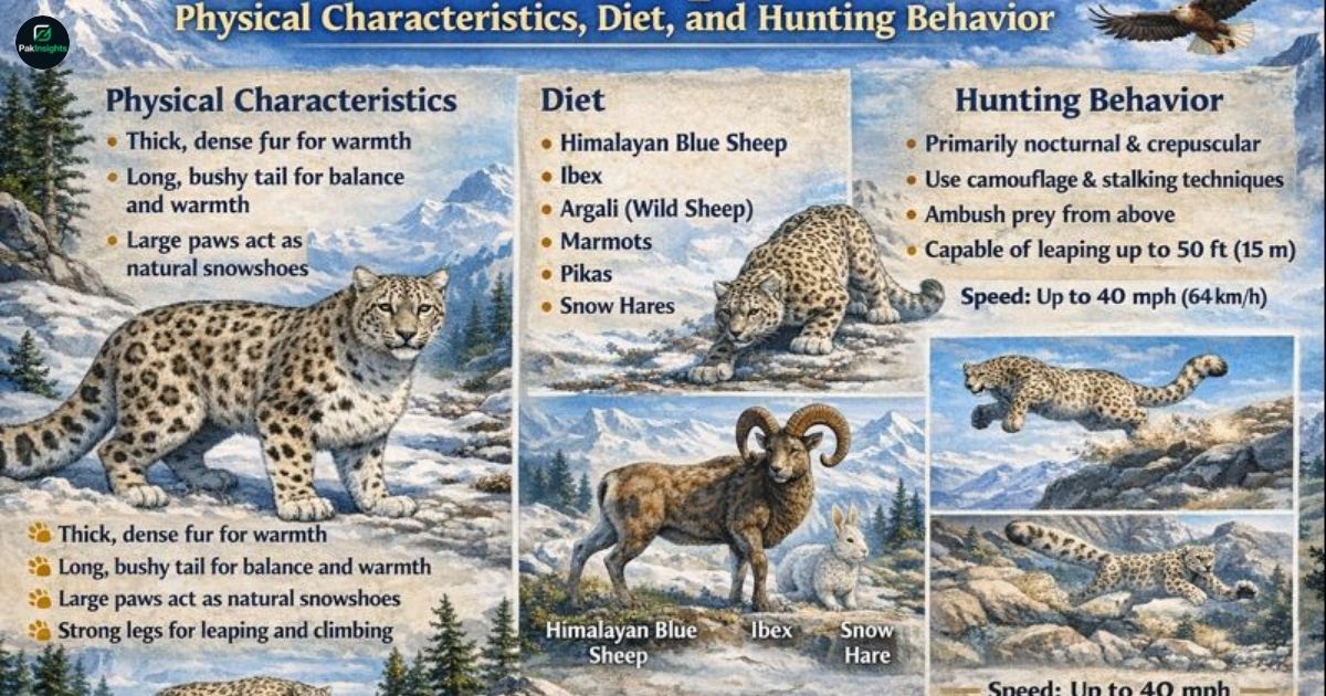 Physical Characteristics, Diet, and Hunting Behavior