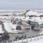 Rare Snowfall Hits Nushki Desert in Pakistan After 20 Years