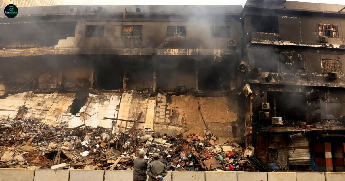 Tragic Gul Plaza Fire in Karachi: Death Toll Hits 26, 83 Still Missing