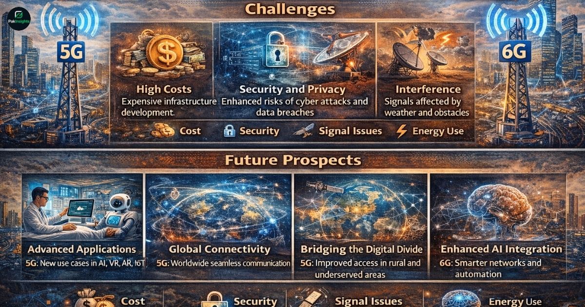 Challenges and Future Prospects of 5G and 6G