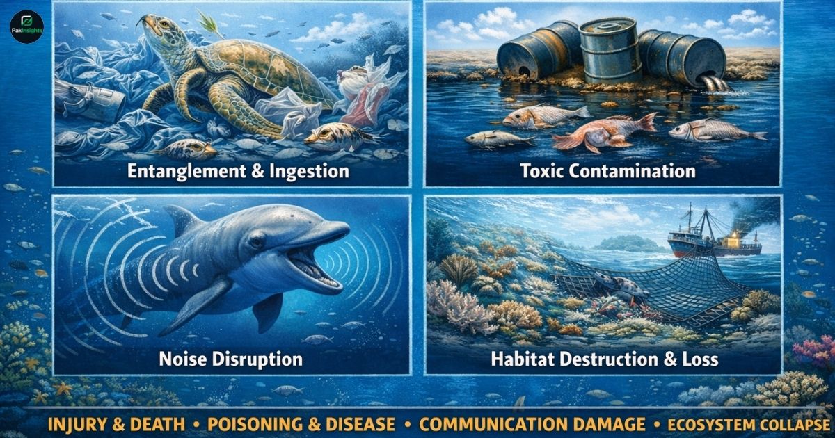 Devastating Impacts of Pollution on Marine Animals and Biodiversity