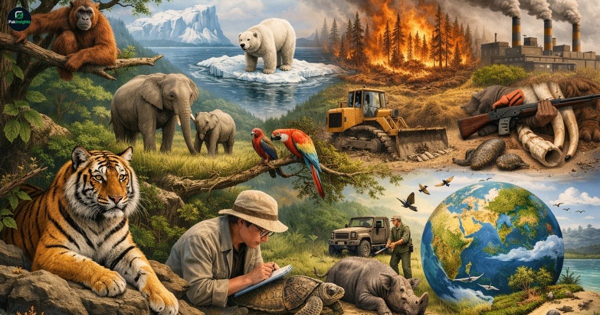 Endangered Species: Causes, Conservation, and Global Impact