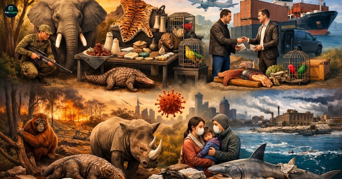 Global Threat of Illegal Wildlife Trade: Causes and Consequences