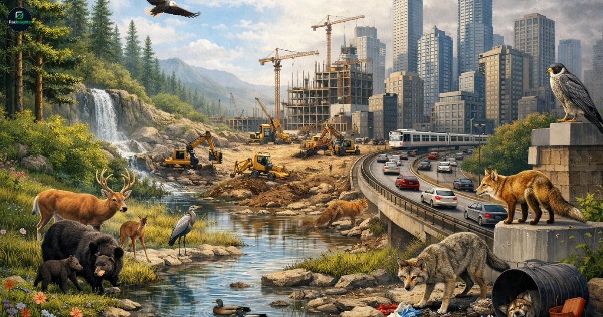 How Urban Growth Is Transforming Wildlife & Natural Ecosystems