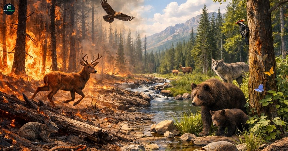 How Wildfires Are Transforming Animal Habitats: Impacts