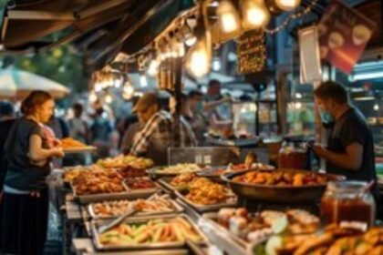 Illegal Food Street in Karachi Service Road to Be Removed