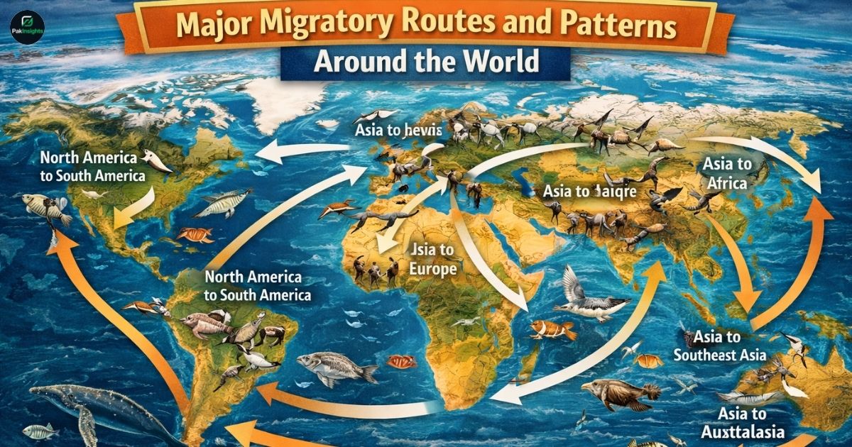 Major Migratory Routes and Patterns Around the World