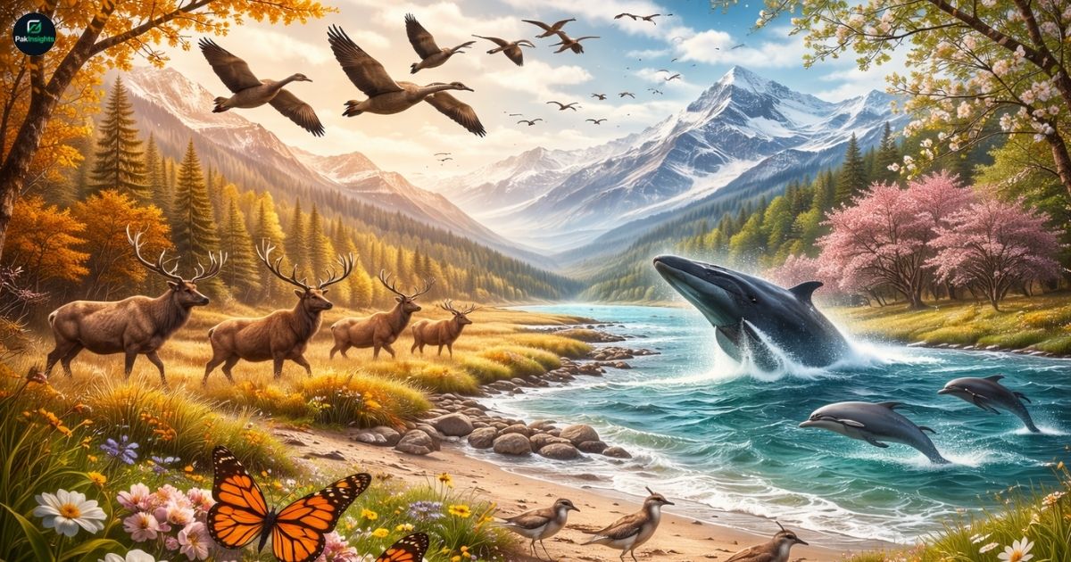Migratory Animals and Changing Seasons