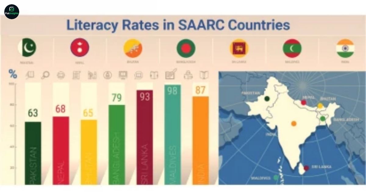 Pakistan Records Lowest Literacy Rate in South Asia: Says FAFEN