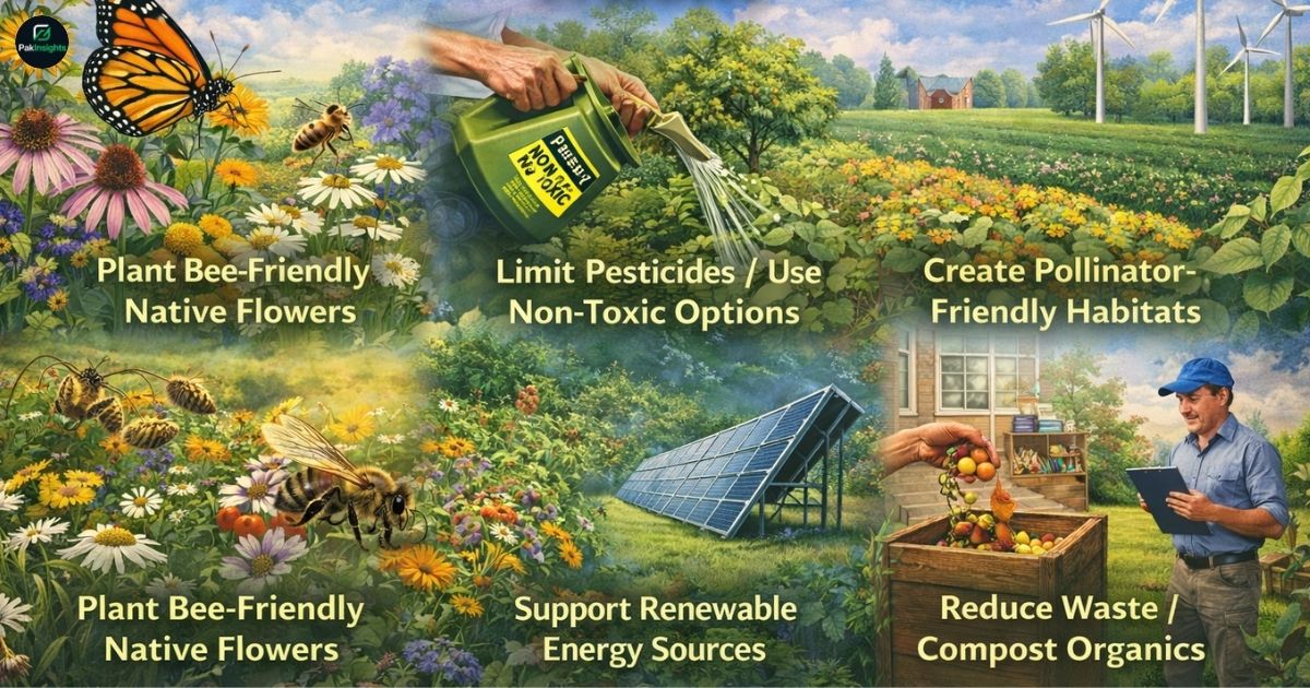 Practical Ways to Protect Pollinators and Promote Sustainable Environmental Practices