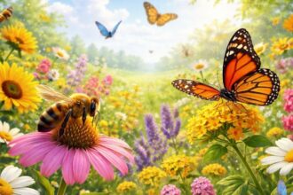 The Importance of Pollinators Like Bees and Butterflies