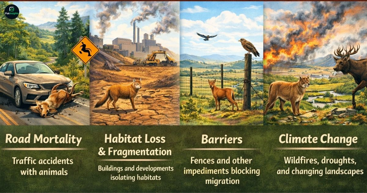 Challenges Facing Wildlife Movement and Habitat Connectivity