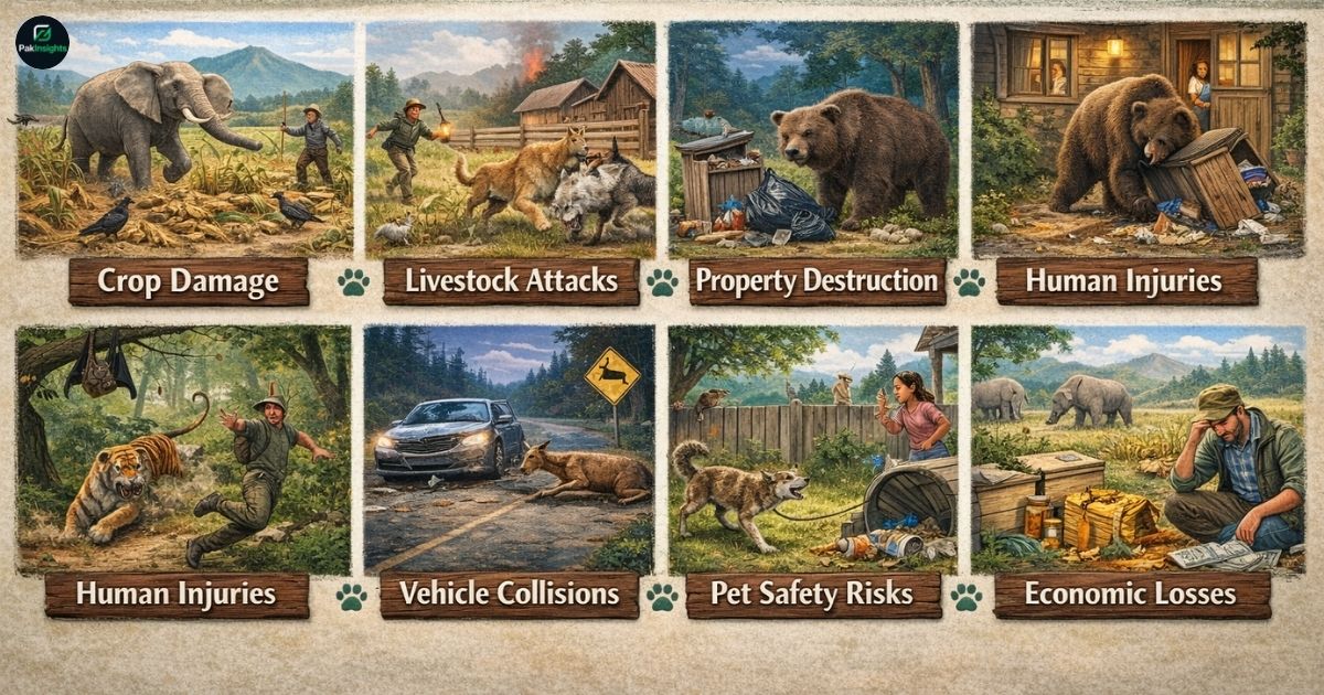 Common Challenges and Risks of Coexisting with Wildlife