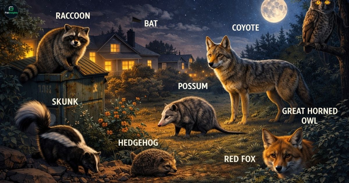 Common Nocturnal Visitors in Our Neighborhoods