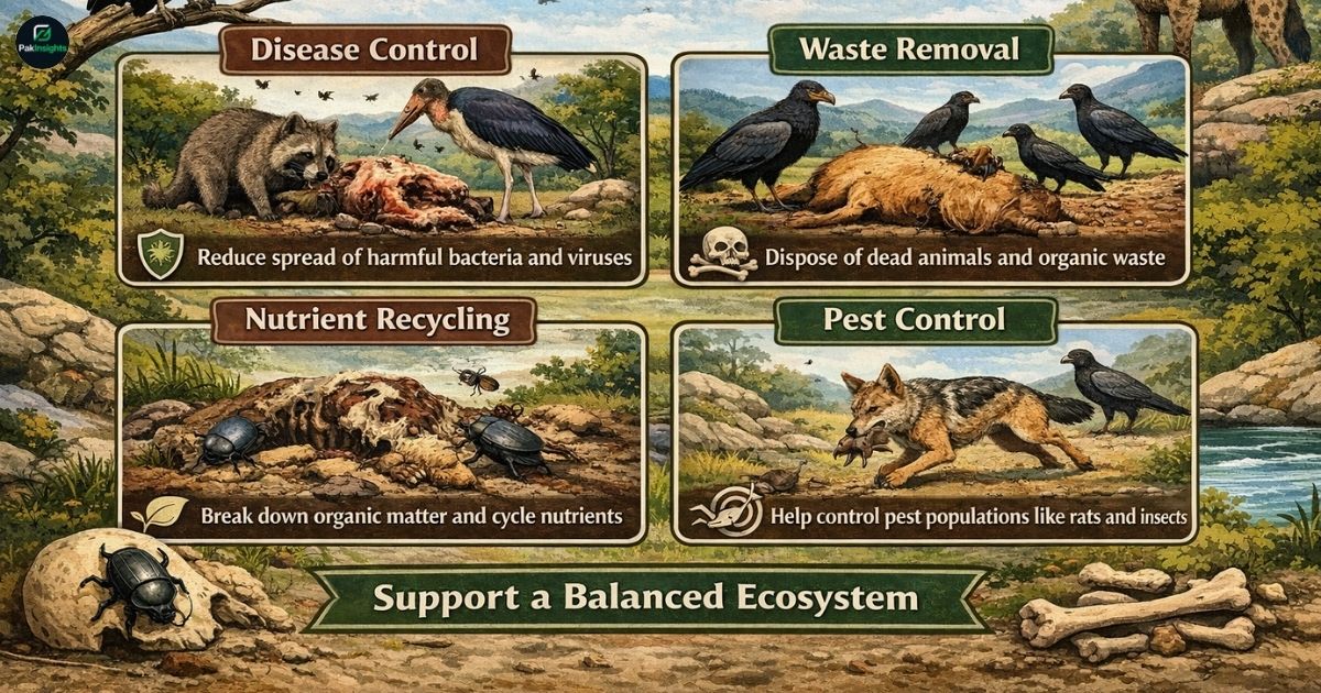 Environmental Benefits of Scavenger Activity