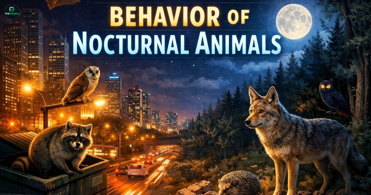 How Cities Transform the Behavior of Nocturnal Animals
