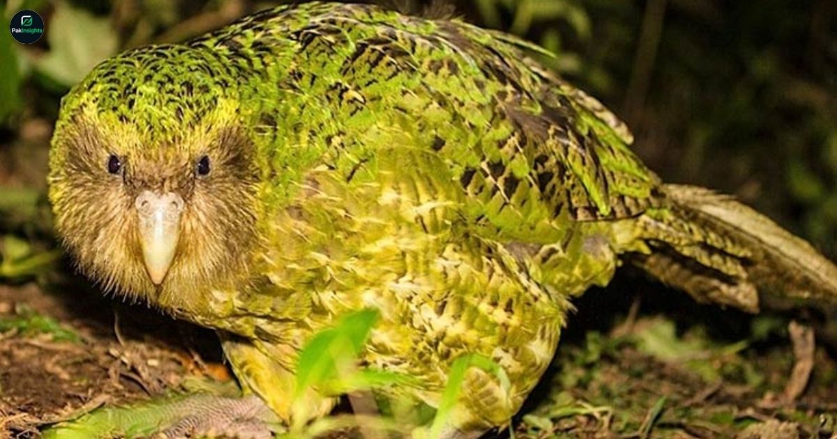Kakapo – The Critically Endangered Flightless Parrot