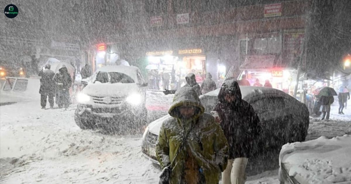 Murree and Northern Pakistan Experience Heavy Snowfall