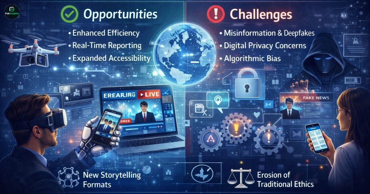 Opportunities and Challenges Technology Brings to the Future of Journalism