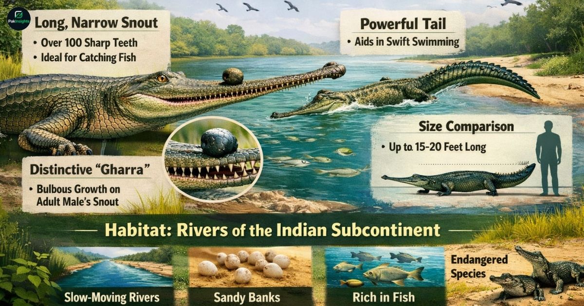 Understanding the Gharial: Unique Features and Habitat