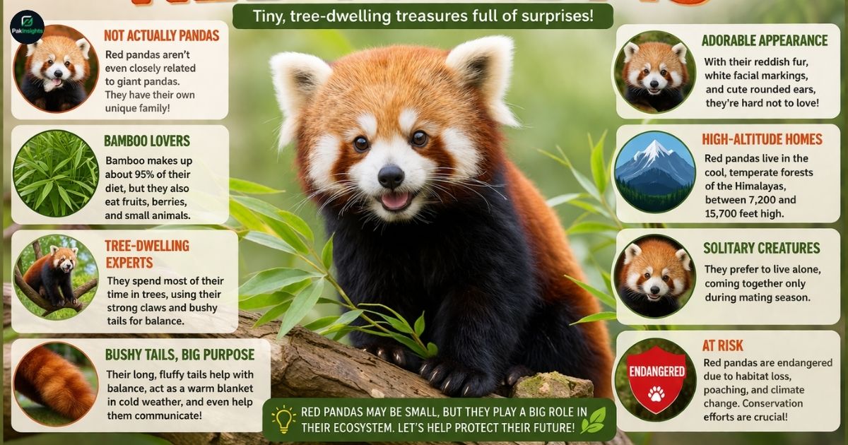 Fascinating Facts About Red Pandas