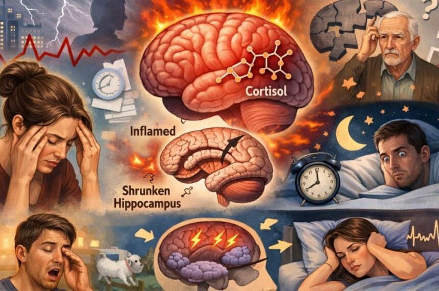How Chronic Stress Affects Brain Health, Memory, and Sleep