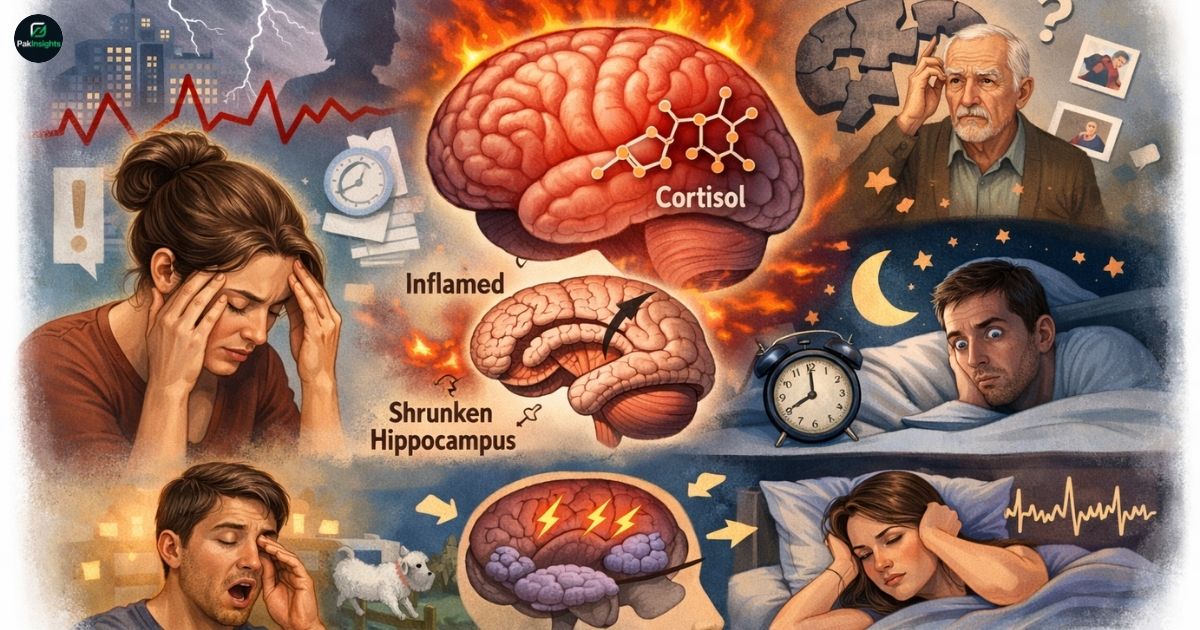 How Chronic Stress Affects Brain Health, Memory, and Sleep