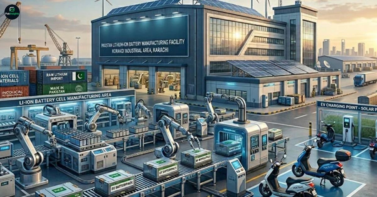 Pakistan Launches First Lithium Battery Plant in Karachi