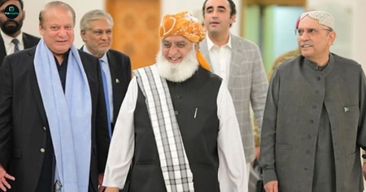 PML-N and PPP Court JUI-F for Key Coalition Govt role in Pakistan