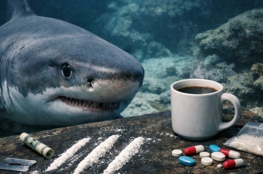 Sharks in the Bahamas Found with Cocaine, Caffeine, and Painkillers