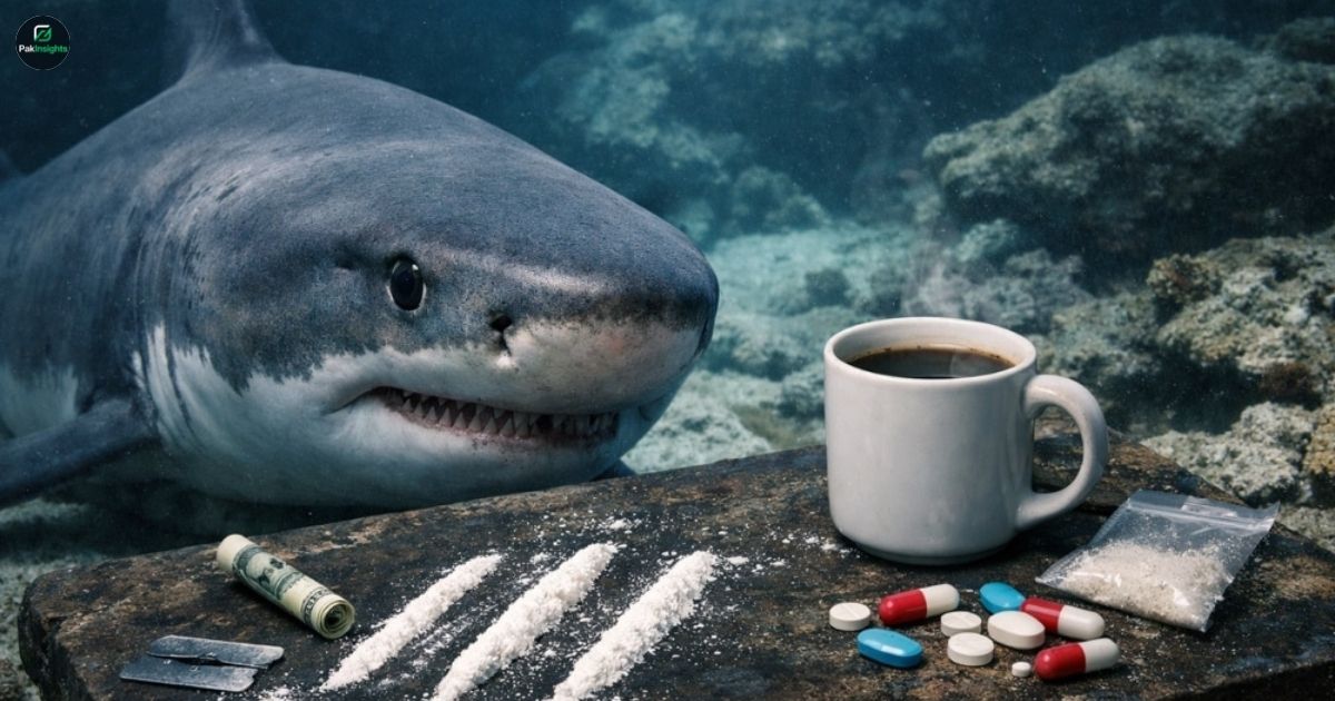 Sharks in the Bahamas Found with Cocaine, Caffeine, and Painkillers