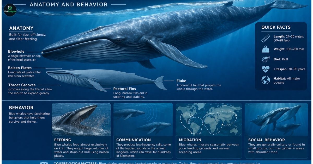 Understanding the Blue Whale: Anatomy and Behavior