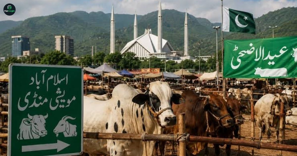 DC Islamabad Sets Up Six Official Cattle Markets for Eid