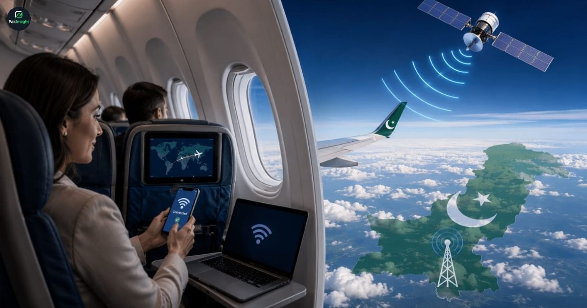 PTA Plans In-Flight Satellite Internet Services in Pakistan
