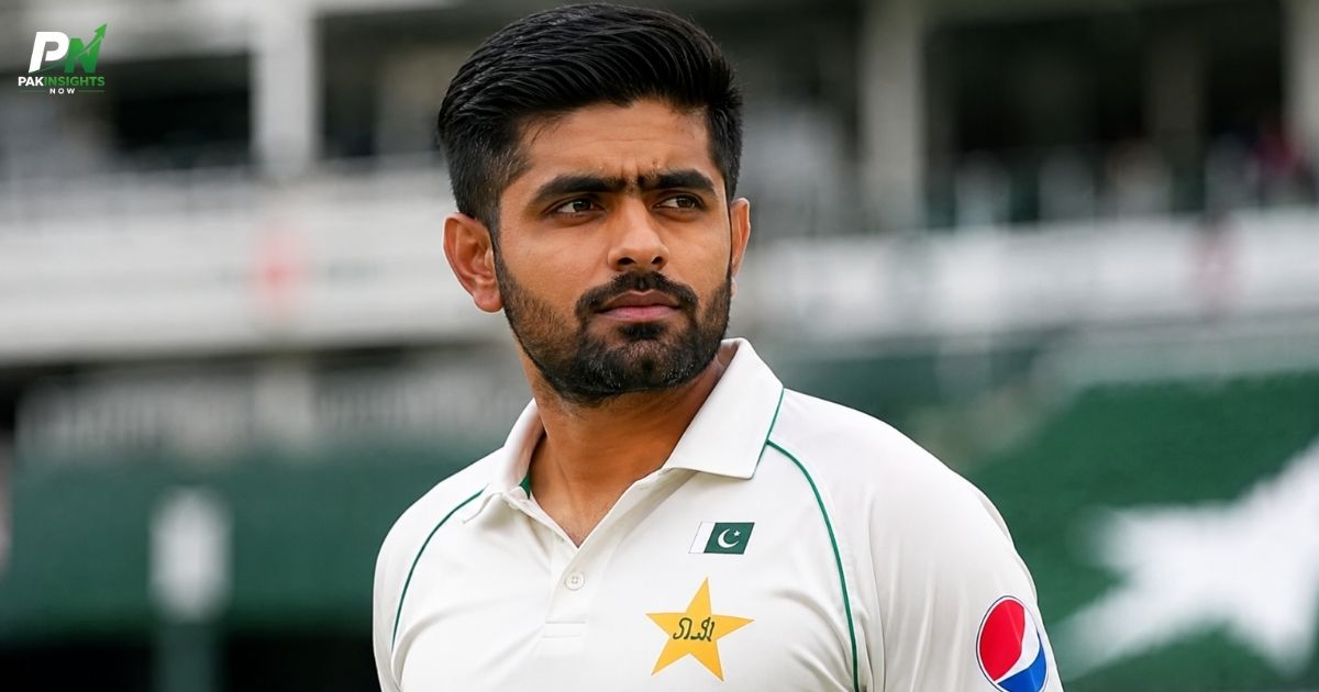 Babar Azam speaking after being appointed Pakistan Test captain ahead of the West Indies tour.